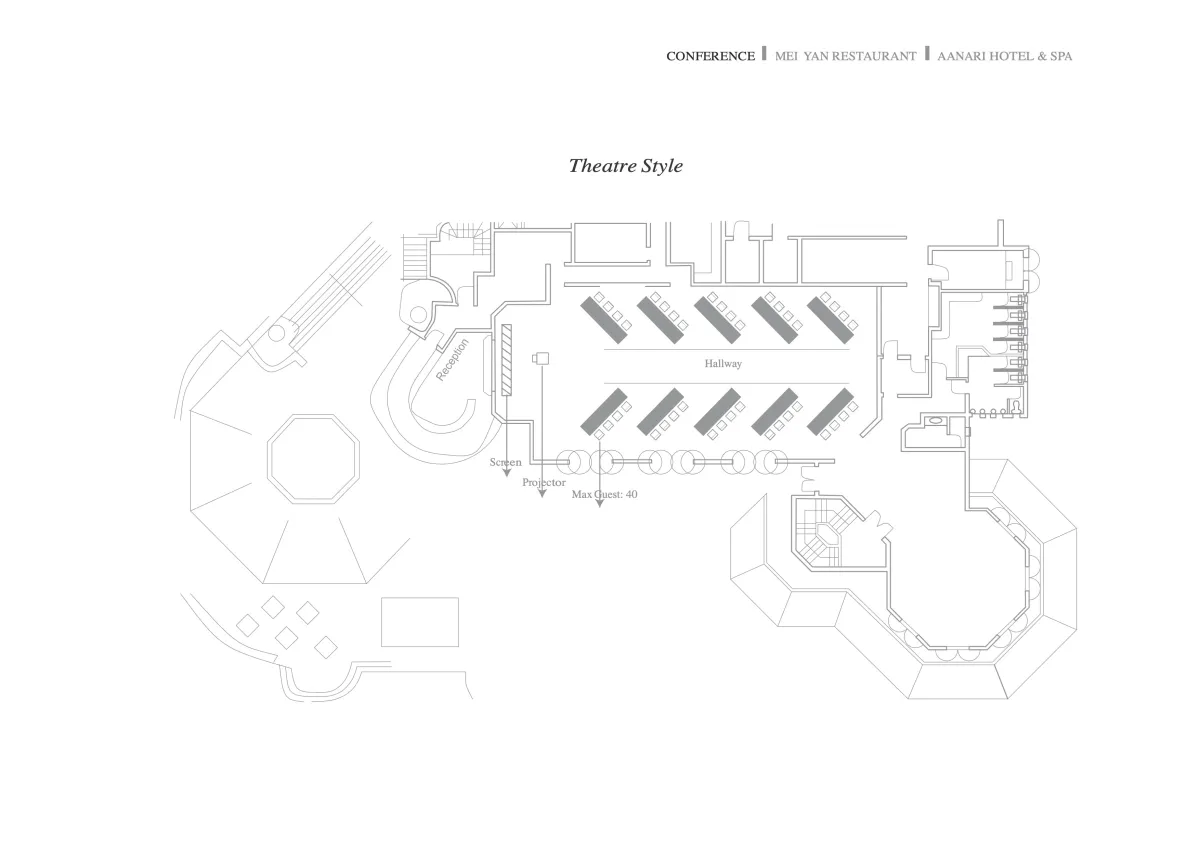 Théâtre floor plan